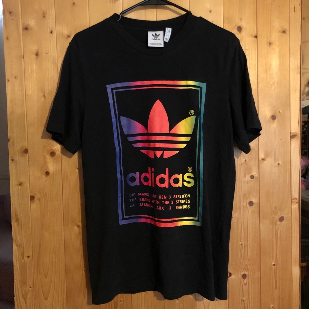 Adidas Rainbow Trefoil Shirt